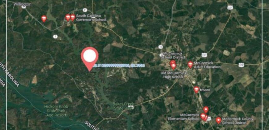 Stunning 0.31 acre-land in Serene McCormick County, SC