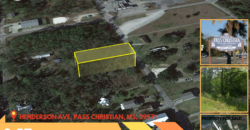 0.57 Acres – Henderson Ave, Pass Christian, MS 39571 – Harrison County