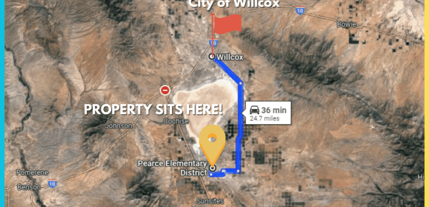 0.86 Acres – Wilcox, AZ, 85606 – Cochise County