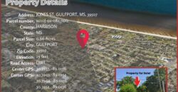 0.66 Acres – Jones St, Gulfport, MS 39507 – Harrison County