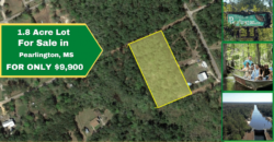 1.8 Acres – 15160 11 Th St, Pearlington, MS, 39572 – Hancock County 