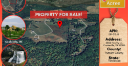 7.39 Acres – 5050 Fire Fly Ln, Cookeville, TN, 38506 – Putnam County