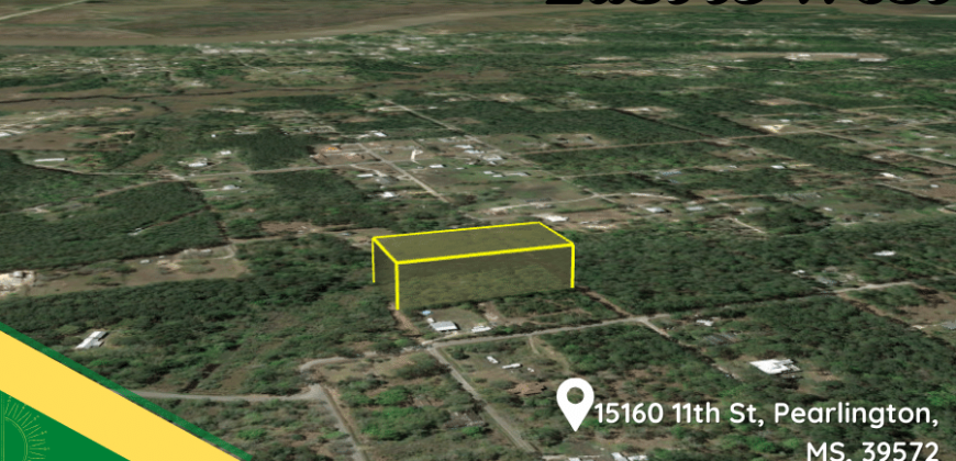 1.8 Acres – 15160 11 Th St, Pearlington, MS, 39572 – Hancock County 