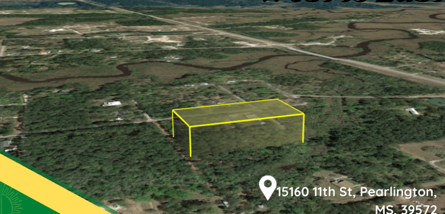 1.8 Acres – 15160 11 Th St, Pearlington, MS, 39572 – Hancock County 