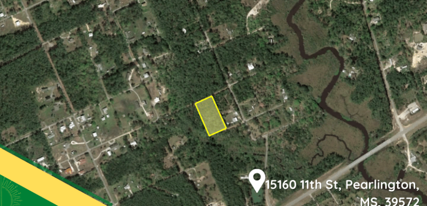 1.8 Acres – 15160 11 Th St, Pearlington, MS, 39572 – Hancock County 