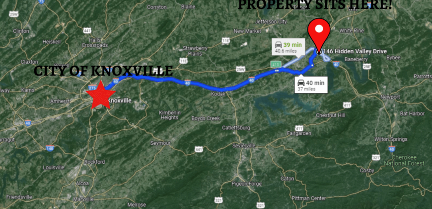 0.65 Acres – 1935 Hidden Valley Dr Dandridge TN 37725 – Jefferson County