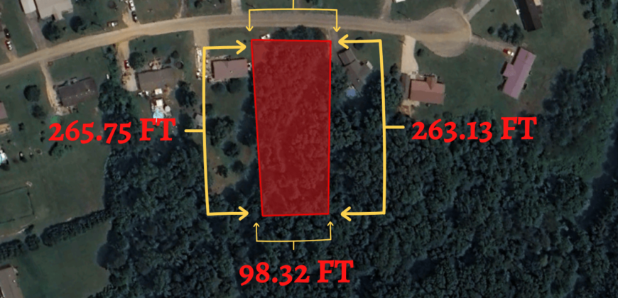 0.65 Acres – 1935 Hidden Valley Dr Dandridge TN 37725 – Jefferson County